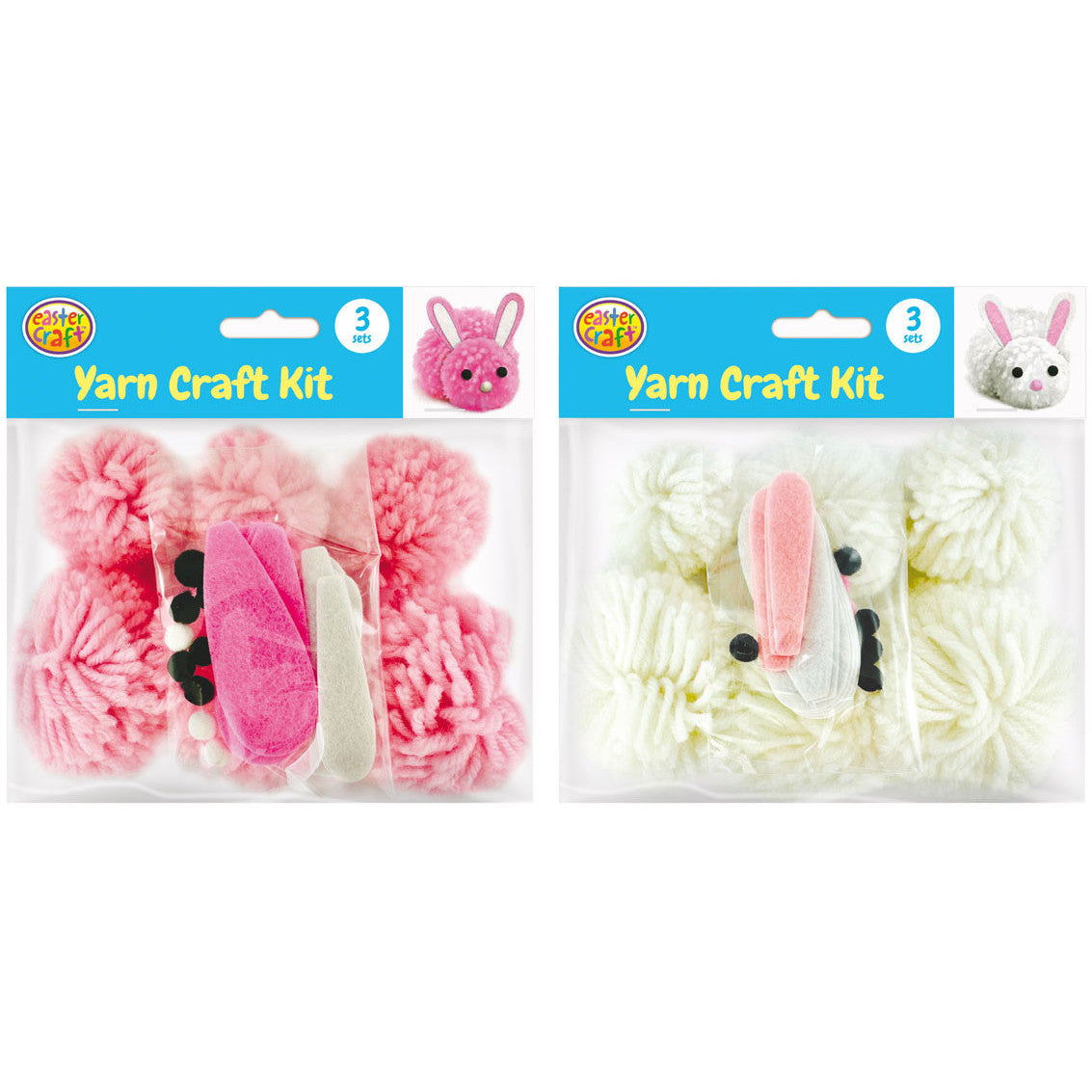 Easter Yarn Art Craft Kit – Pink or Cream