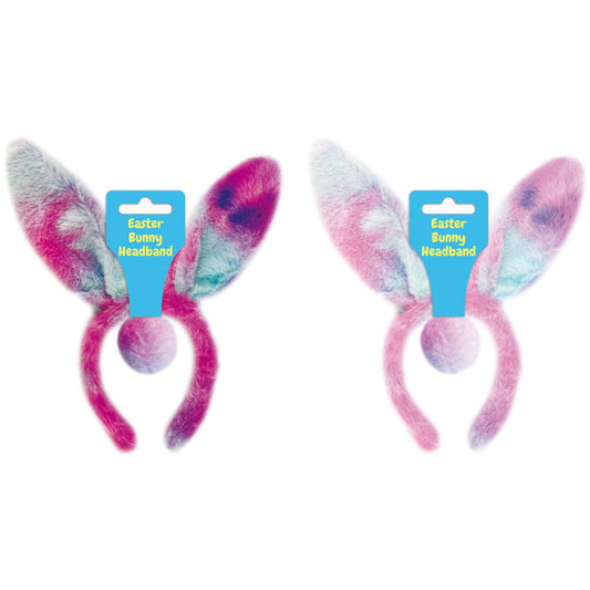 Easter Bunny Ears Headband with Tail
