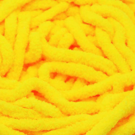 Chenille Blanket Yarn 100g 80m 12ply -  Lemon