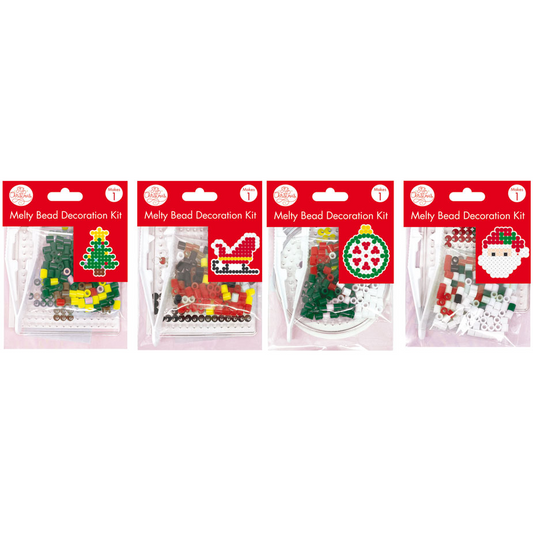 Mini Christmas Melty Bead Kits 4 Pack