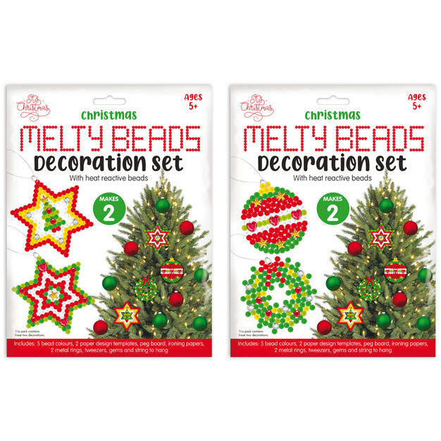 Christmas Melty Bead Decoration Sets 2 Pack