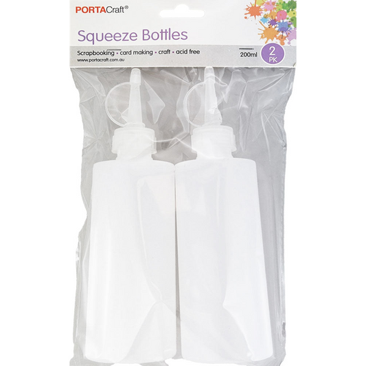 Squeeze Bottles 200ml 2pk
