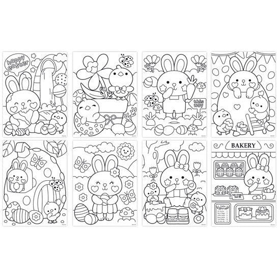 Easter Colouring In Activity Set - 8 Sheets