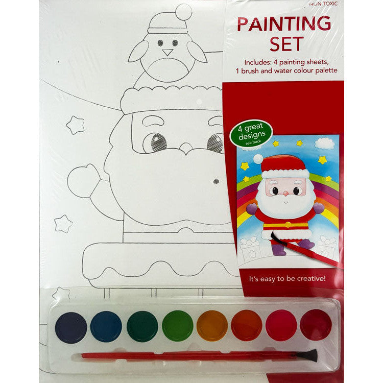 Kids' holiday art and painting kit in mixed Christmas styles