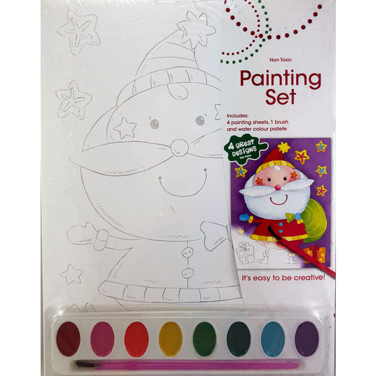 Kids' holiday art and painting kit in mixed Christmas styles