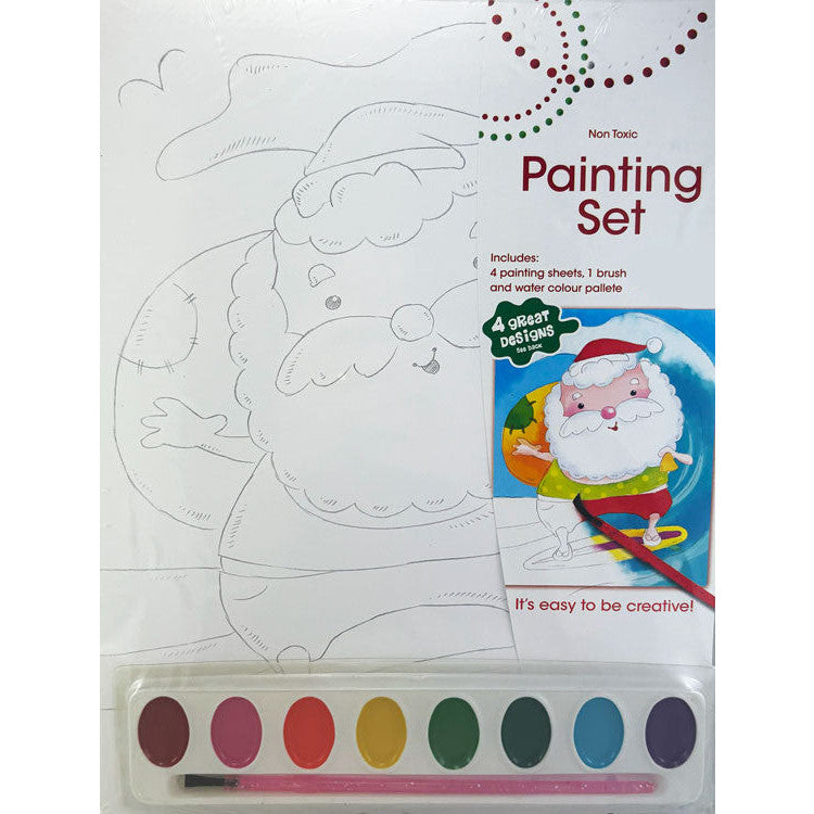 Kids' holiday art and painting kit in mixed Christmas styles