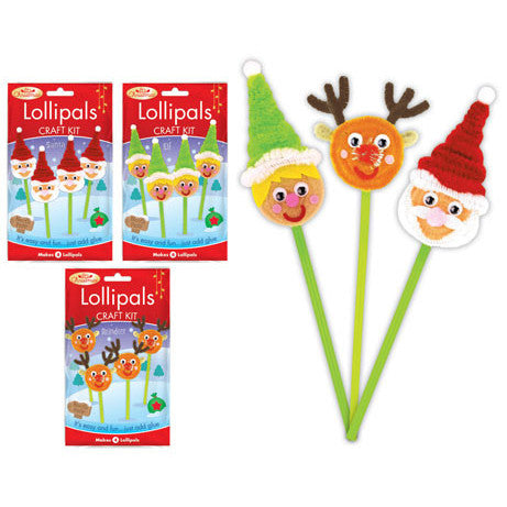 Lollipals Craft Kit – DIY Christmas Character Lollipop Toppers