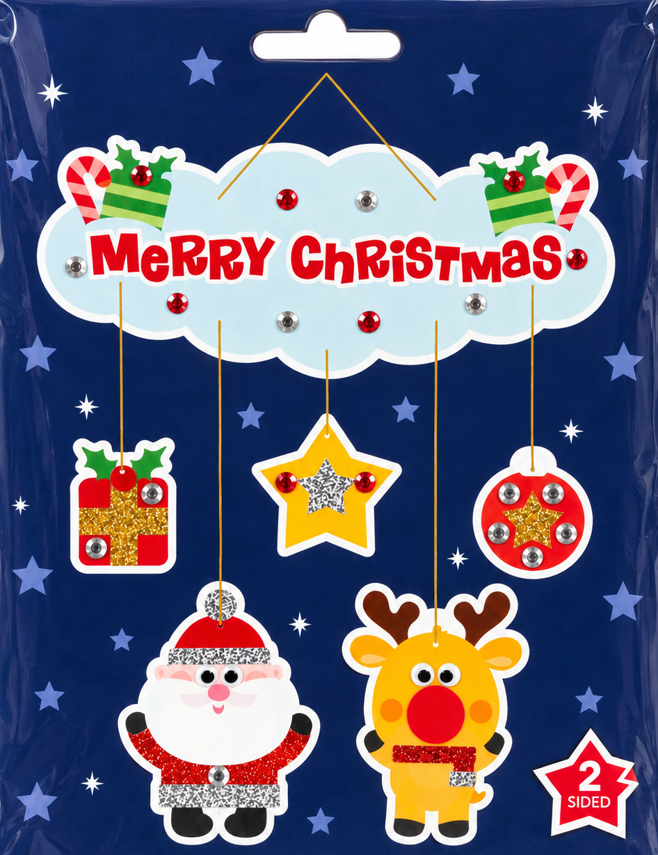 Make Your Own Hanging Christmas Decoration