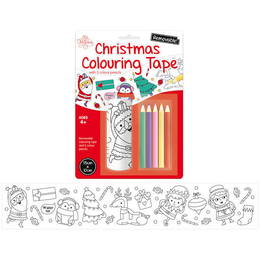Christmas Colour-In Craft Tape Set