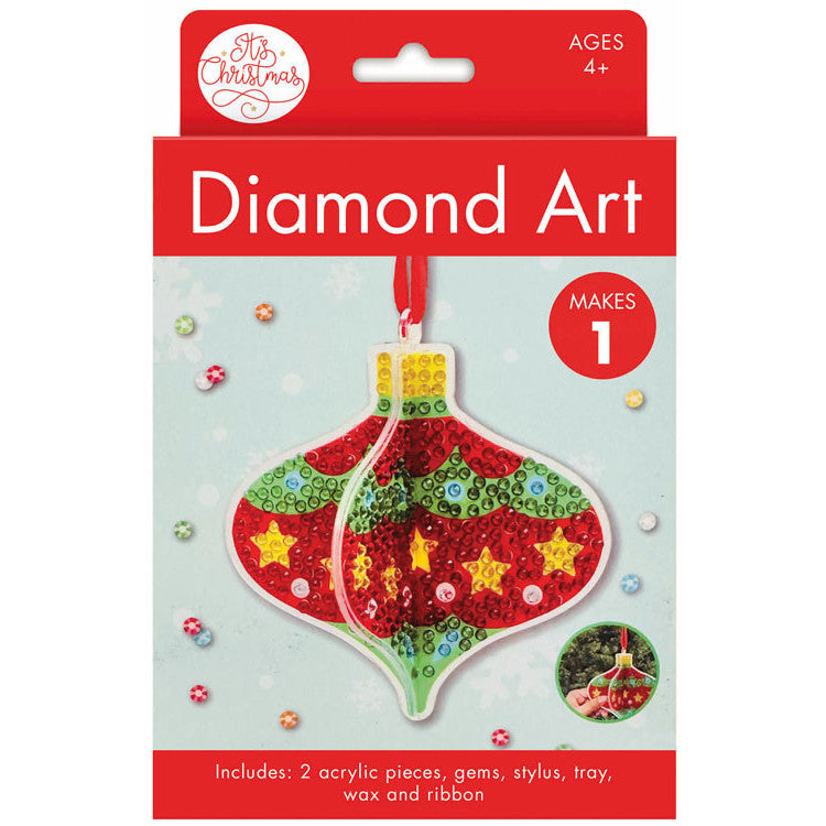 Fancy Bauble Christmas Diamond Art Kit
