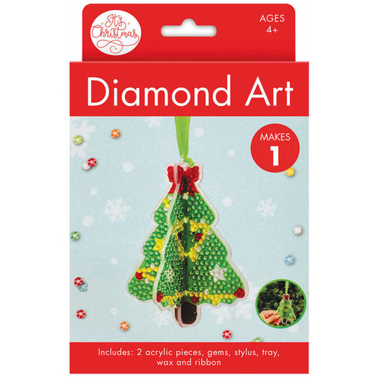 Christmas Tree Diamond Art Ornament Kit