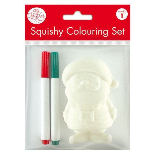 Colour Your Own Squishy - Santa