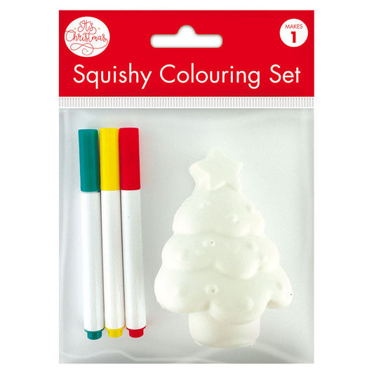 Colour Your Own Squishy - Christmas Tree