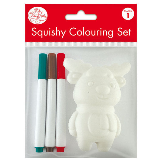 Colour Your Own Squishy - Reindeer