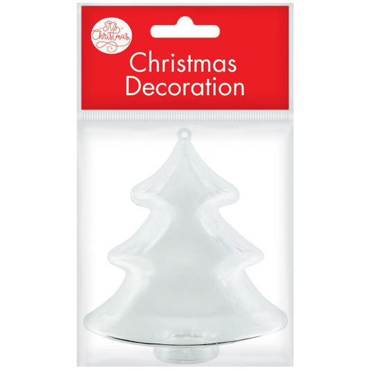 Clear DIY Christmas Tree Ornament