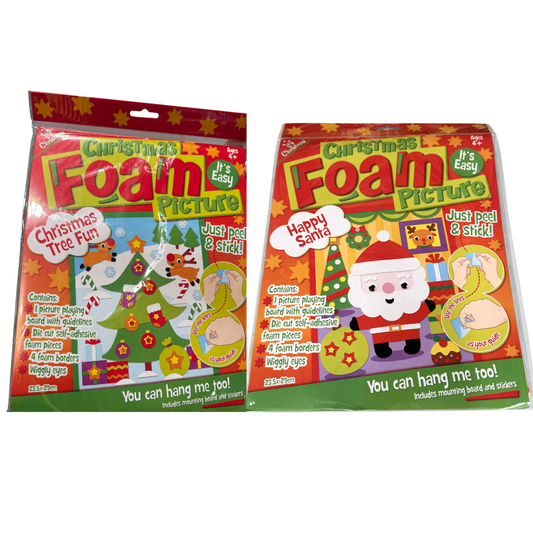 Christmas Foam Art Kit for Kids – Create Your Own Foam Picture