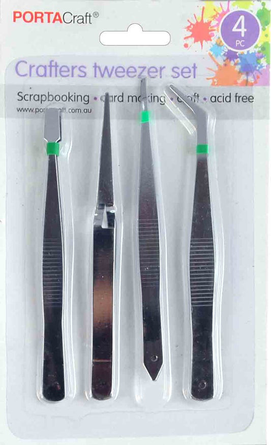 Tweezer Set 4pc