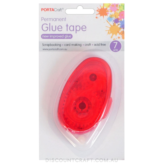Glue Tape 8mm x 7m Permanent