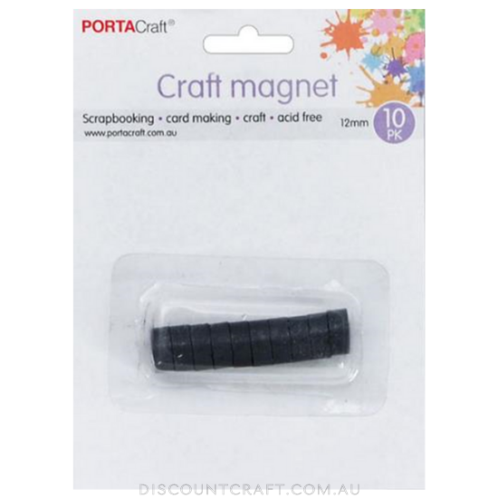 Magnets Round 12mm 10pk