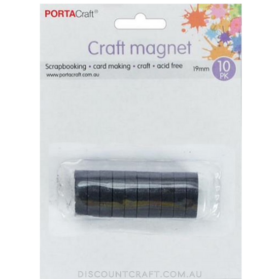 Magnets Round 19mm 10pk