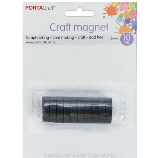 Magnets Round 19mm 10pk