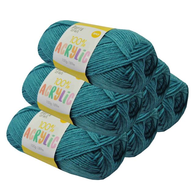 Acrylic Yarn 100g 189m 8ply - Aqua