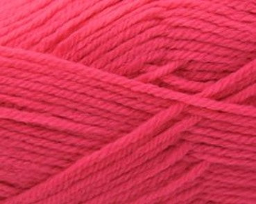 Acrylic Yarn 100g 189m 8ply - Hot Pink