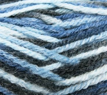 Acrylic Yarn 100g 189m 8ply - Variegated Sapphire