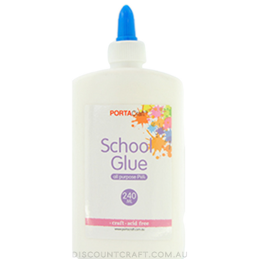 School Glue All Purpose PVA 240ml