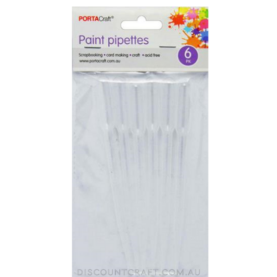 Paint Pipettes 6pc