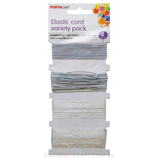 Bead & Jewellery Elastic Variety Pack 4pc