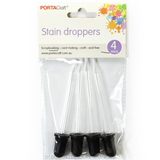 Stain Droppers 4pc