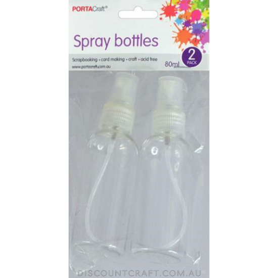 Spray Bottles  80ml 2pk