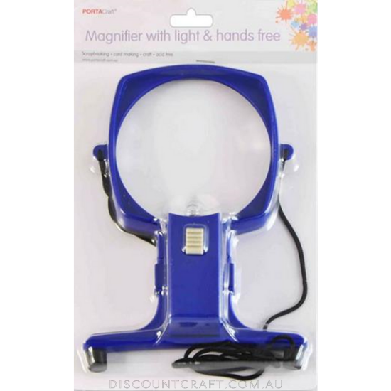 Magnifier with Light Hands Free