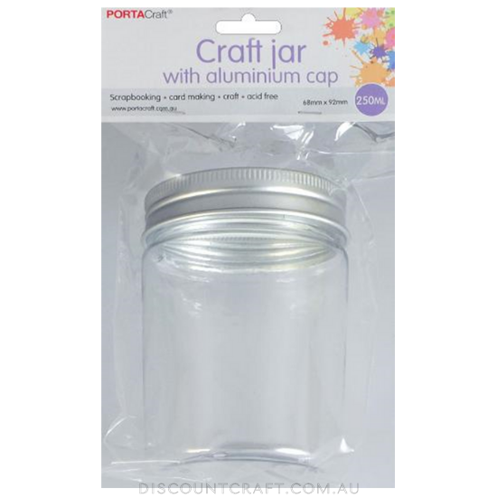 Jar with Aluminium Cap 250ml 68x92mm