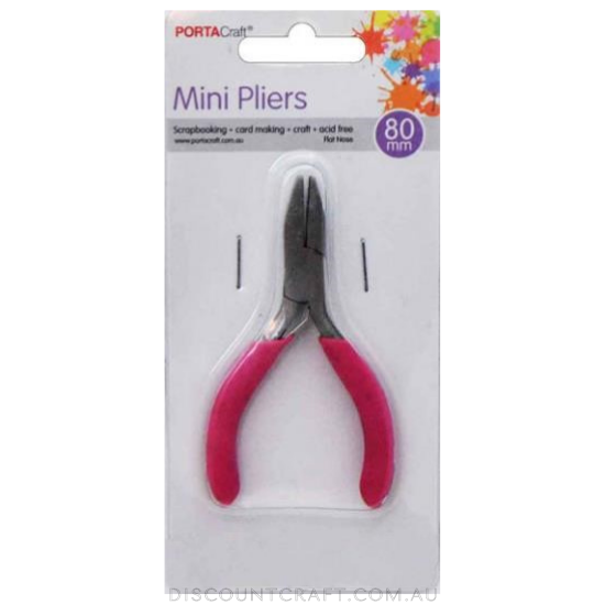 Mini Pliers 80mm Flat Nose