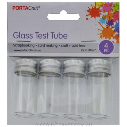 Glass Test Tubes 22x50mm - 4pk