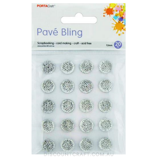 Bling Cluster 12mm 20pc - Clear - Discount Craft Bling Cluster 12mm 20pc - Clear - Discount Craft
