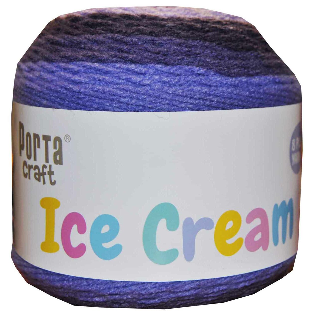 Ice Cream Yarn 200g 380m 8ply - Blueberry Swirl