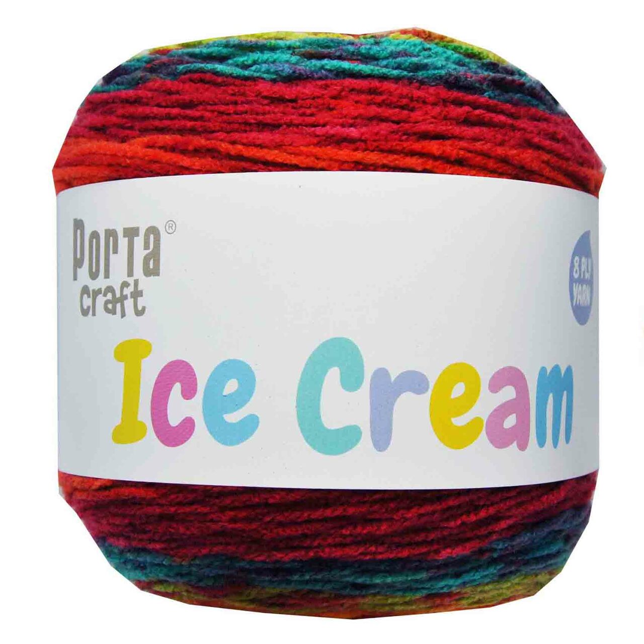 Ice Cream Yarn 200g 380m 8ply - Sherbert