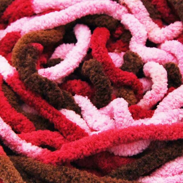 Chenille Blanket Yarn 100g 80m 12ply - Multi Love