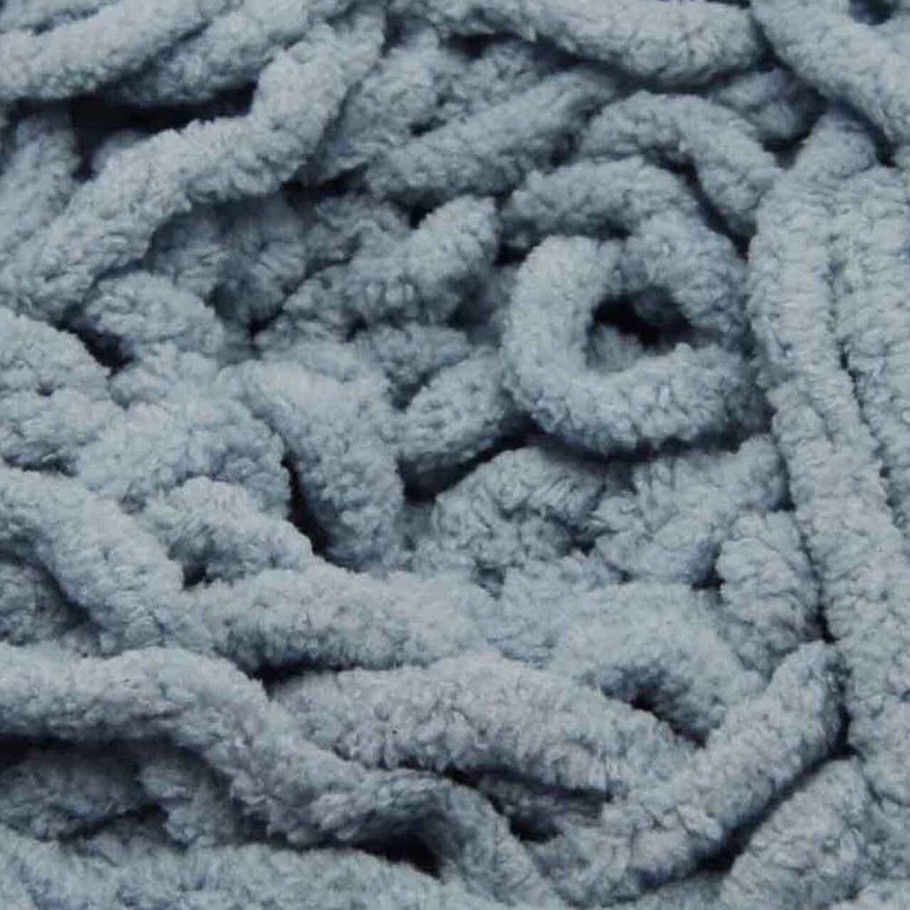 Chenille Blanket Yarn 100g 80m 12ply -  Grey