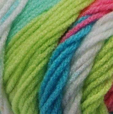 Stripes Acrylic Yarn 100g 188m 8ply - Candy