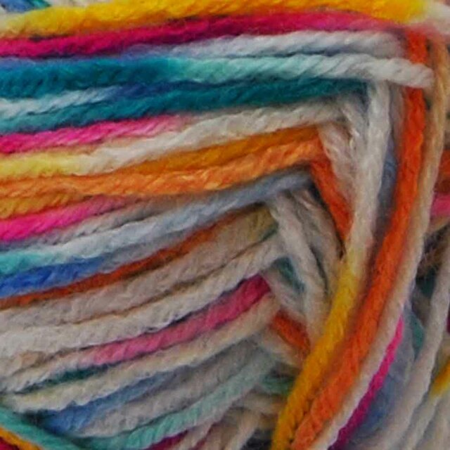 Acrylic Yarn 100g 189m 8ply - Variegated Circus