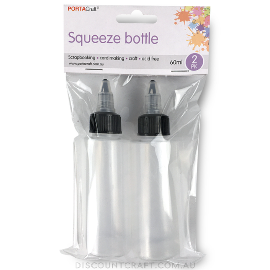 Squeeze Bottles 60ml 2pk