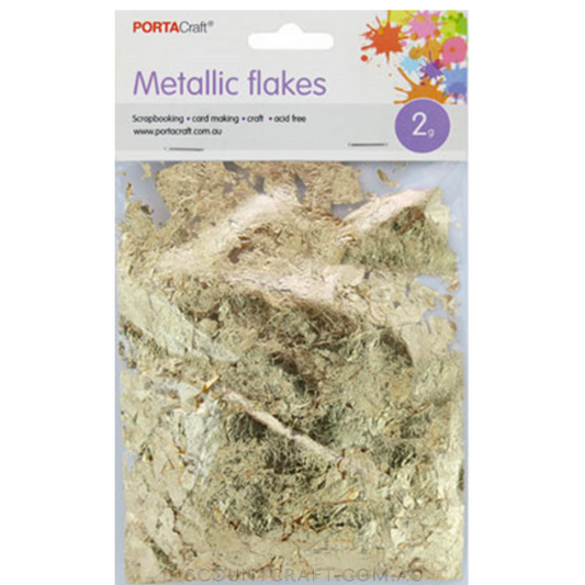 Metallic Flakes 2g - Gold
