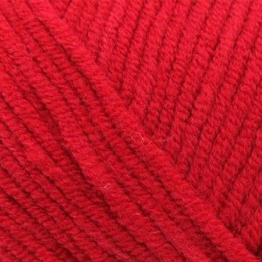 Luxe Cotton Blend Yarn 100g 220m 8ply - Mailbox Red