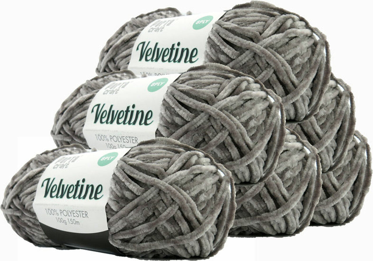 Velvetine Yarn 8ply 100g - Lilac Stone