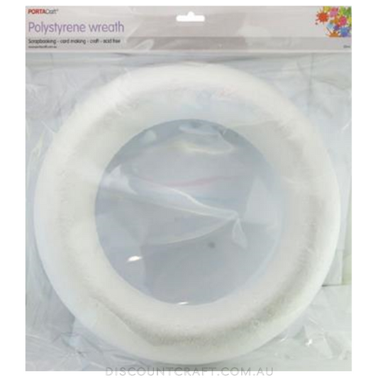 Polystyrene Wreath 33cm