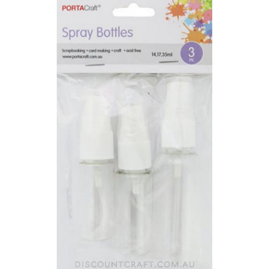Spray Bottles  14ml 17ml 35ml 3pk